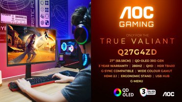AOC GAMING Q27G4ZD: Η χρυσή τομή στην 3η γενιά QD-OLED